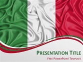 Italy Flag PowerPoint Template - PresentationGO.com