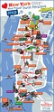 Plano y mapa turistico de Nueva York : monumentos y tours