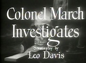 Colonel March Investigates (1953)