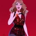 Taylor Swift Cartoon Wallpapers - Wallpaper Cave