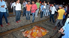 Train mows down crowd at India festival, at least 58 dead | Fox News