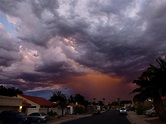 Monsoon clouds over Phoenix Thunderstorms, Tucson, Monsoon, Cloudy ...