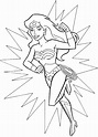 Dibujos de Wonder Woman (Mujer Maravilla) para colorear - Colorear24.com
