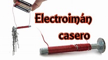 Cómo hacer un electroimán casero (Experimentos Caseros) - YouTube