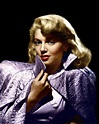 Lana Turner. I was in my purple phase (again) | Attrici