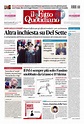 Il Fatto Quotidiano - prima pagina del giornale di oggi - Il Fatto ...