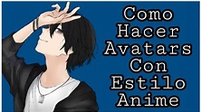 Como crear un avatar estilo anime en android | Facil Y Sencillo | Con ...