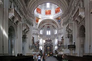 Inside the Cathedral in Salzburg, Austria image - Free stock photo ...