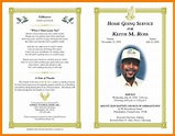 Free Printable Obituary Templates Blank Funeral Program With Regard To ...