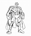 Superman To Color For Children Kids Coloring Page - Coloring Home