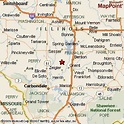 Christopher, Illinois Area Map & More