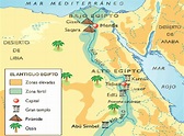 Mapa Del Alto Y Bajo Egipto - Estudiar