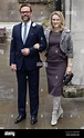 James Murdoch and wife Kathryn Hufschmid Murdoch attending the Rupert ...