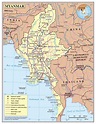 Maps of Myanmar (Burma) | Detailed map of Myanmar in English | Tourist ...