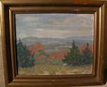 Impressionist old American landscape painting circa 1930 : Jon Berg ...