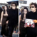 Lisa Marie and Tim Burton during "The Nightmare Before Christmas" book ...