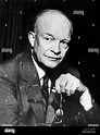 Eisenhower. Portrait of Dwight D Eisenhower, the 34th President of ...