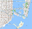 Port Of Miami Map And Travel Information | Download Free Port Of ...
