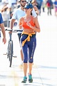 Christy Turlington looks in top shape on NY morning jog | Daily Mail Online