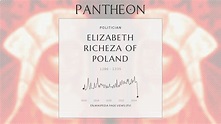 Elizabeth Richeza of Poland Biography - Queen consort of Bohemia | Pantheon