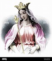 "Portrait de la reine Mathilde de Flandres (1031-1083) epouse de ...