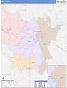 Lenoir County, NC Wall Map Color Cast Style by MarketMAPS - MapSales