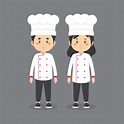 personajes con uniforme de chef 1212580 Vector en Vecteezy