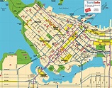 Vancouver Downtown Map - Downtown Vancouver Canada