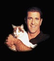 Mel Gibson | Cats, Cat people, Men with cats