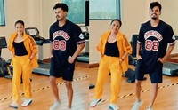 Shreyas Iyer shakes a leg with Yuzvendra Chahal's wife Dhanashree Verma