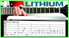 Nirvana Lithium Guitar Chords Lesson & Tab Tutorial by Kurt Cobain ...