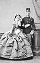 Archduchess Maria Karoline of Austria-Teschen (1825-1915) and brother ...