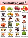 Fruits Starting with P (Properties and Pictures) - Vocabulary Point