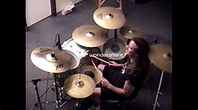 Michael Monasterio Drum Solo at studio in Sacramento Ca 2010 - YouTube