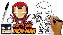 Cómo dibujar a Iron Man | Vengadores | Tutorial paso a paso ...