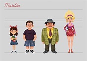 Matilda - diseño de personajes y portada | Domestika