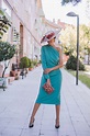 Vestido asimétrico verde musgo Bruna-40 | Invitada Perfecta by Sandra
