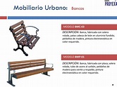 Catálogo mobiliario urbano: Bancas, Botes Basurero y Mesas Exterior ...