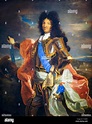 König Ludwig XIV. von Frankreich (1638-1715), Porträt Malerei in der ...
