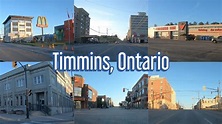 Driving Through Timmins, Ontario - YouTube