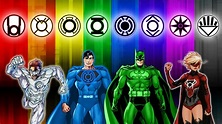Every Lantern Corps!! (& Justice League Members with Power Rings) - YouTube