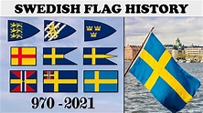 Swedish Flag History. Every flag of Sweden 970-2021. - YouTube