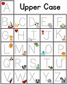 Upper Case Alphabet Charts | Activity Shelter