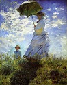 Monet. Woman with White Umbrella | Monet art, Artist monet ...