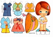 Rayito de Colores: Muñecas para vestir paper dolls