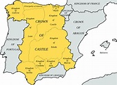 File:Corona de Castilla 1400 en.svg | Aragon, Castile and leon ...