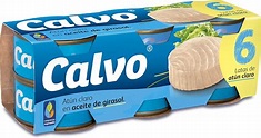 Calvo Atún Claro En Aceite Vegetal - Paquete de 6 x 83.33 gr - Total ...