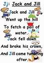 Nursery Rhyme - Jack and Jill | Nursery rhymes lyrics, Nursery rhymes ...