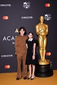 Photo : Sam Nivola, May Nivola - Photocall lors du cocktail Academy of Motion Picture of Arts ...