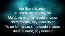 Kevin & Karla - Duele el amor LETRA - YouTube